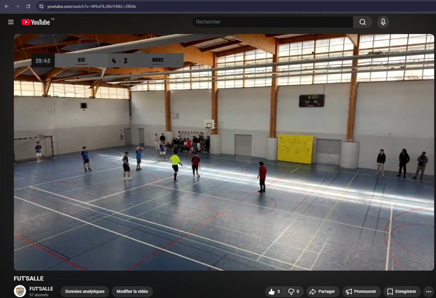 Aperçu du direct YouTube 2